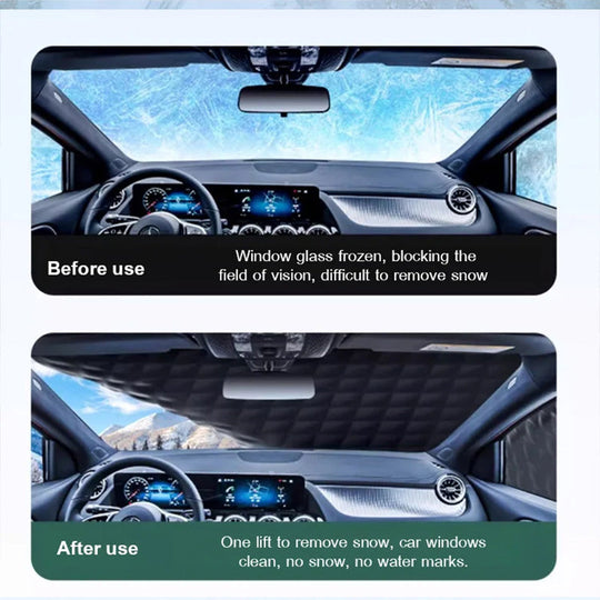 Car Windshield Cover with Suction Cups