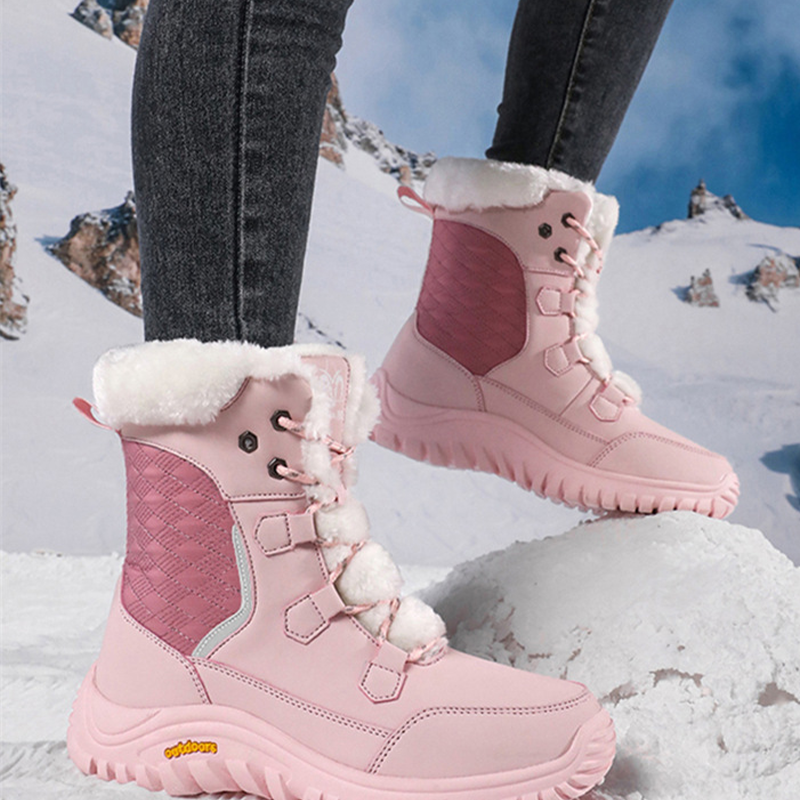 ❄️ WOMEN'S WATERPROOF SNOW BOOTS - Thermal Insulation & Anti-Slip Sole, Comfortable Fit for Winter, Perfect for Snowy and Icy Conditions 🌨️🛷