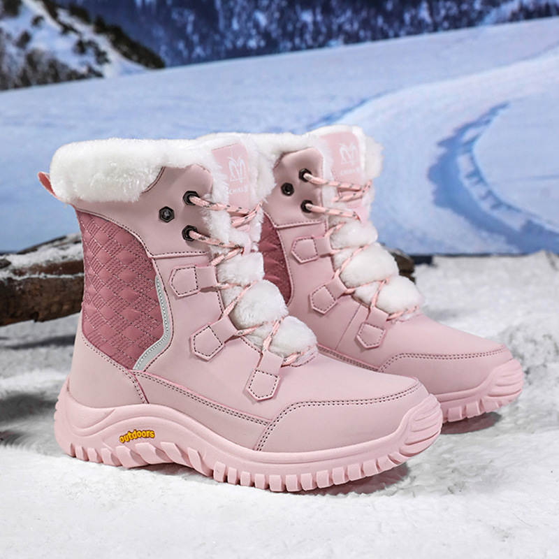 ❄️ WOMEN'S WATERPROOF SNOW BOOTS - Thermal Insulation & Anti-Slip Sole, Comfortable Fit for Winter, Perfect for Snowy and Icy Conditions 🌨️🛷