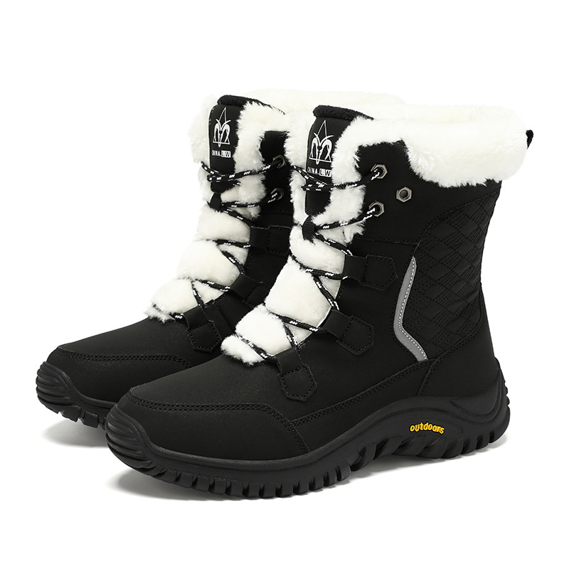 ❄️ WOMEN'S WATERPROOF SNOW BOOTS - Thermal Insulation & Anti-Slip Sole, Comfortable Fit for Winter, Perfect for Snowy and Icy Conditions 🌨️🛷