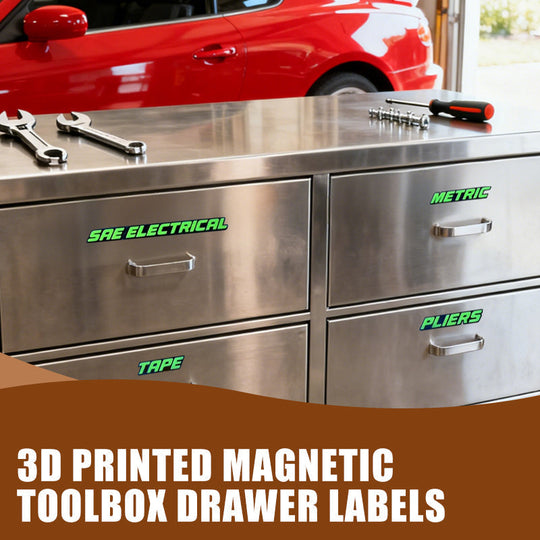 📢📢49% OFF !!⏰⏰3D Printed Magnetic Toolbox Drawer Labels