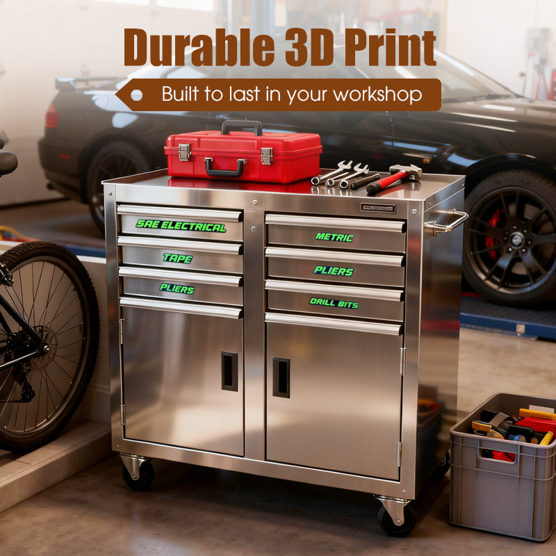 📢📢49% OFF !!⏰⏰3D Printed Magnetic Toolbox Drawer Labels