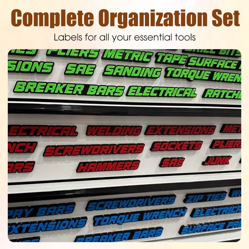 📢📢49% OFF !!⏰⏰3D Printed Magnetic Toolbox Drawer Labels