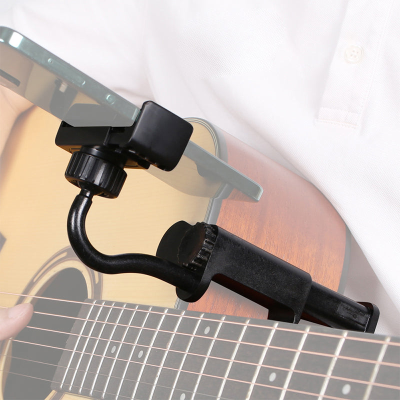 Adjustable Secure Guitar Phone Clamp