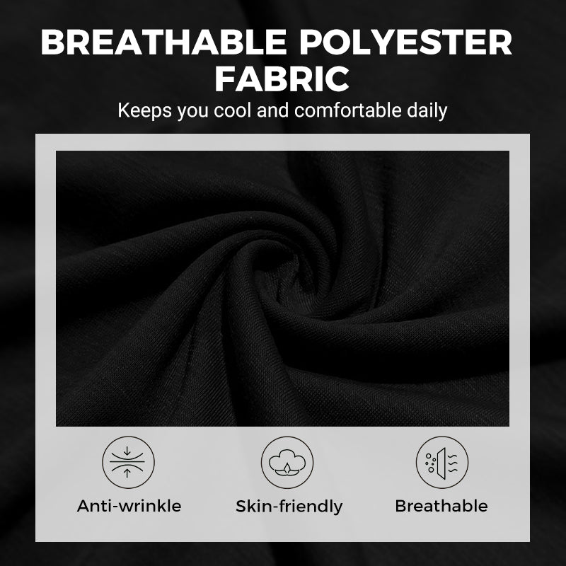 Men’s Slim Fit Henley Long Sleeve T-Shirt