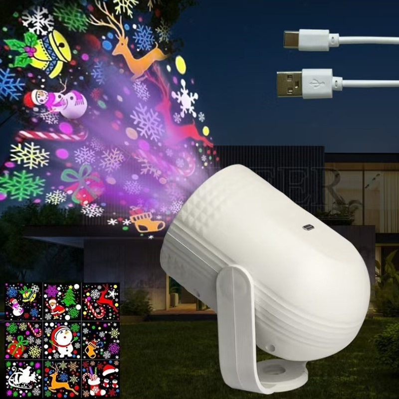 ⏰Meet Christmas Sale 50% OFF💥💥Christmas Pattern USB LED Projection Light