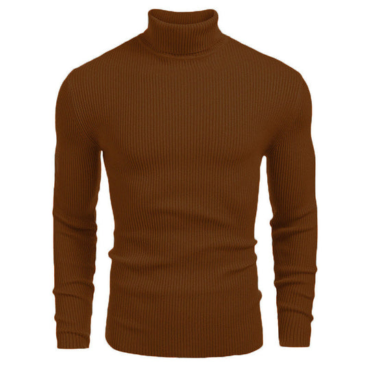 💯 Premium Softness | Men's Soft Knit Turtleneck Sweater