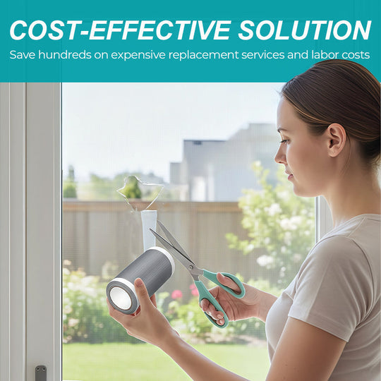 🔥 Self-Adhesive DIY Window Screen Repair Tape – Quick Fix for Holes & Tears, Easy No-Tool Repair