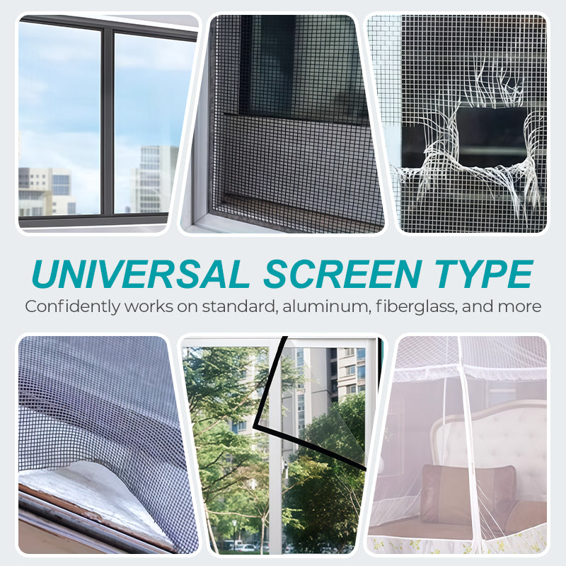 🔥 Self-Adhesive DIY Window Screen Repair Tape – Quick Fix for Holes & Tears, Easy No-Tool Repair