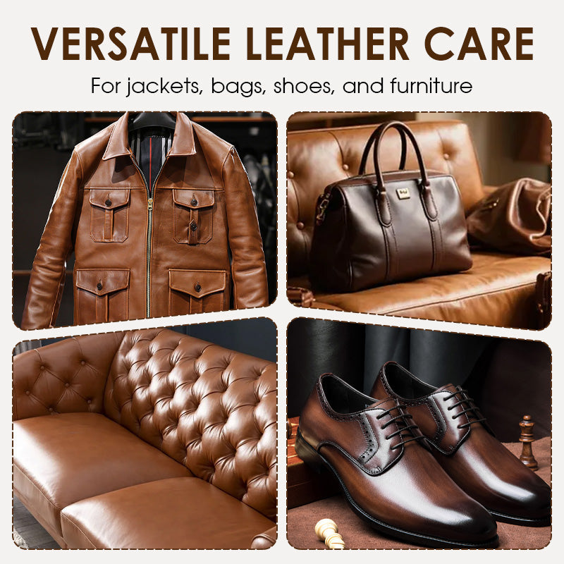 🥳2026 HOT SALE🥳💞50K+ SOLD!💥🛡️📈 Professional Care to Extend Leather Life | 2-in-1 Cleaner & Conditioner Fights Cracking & Fading Half Price💎🚗