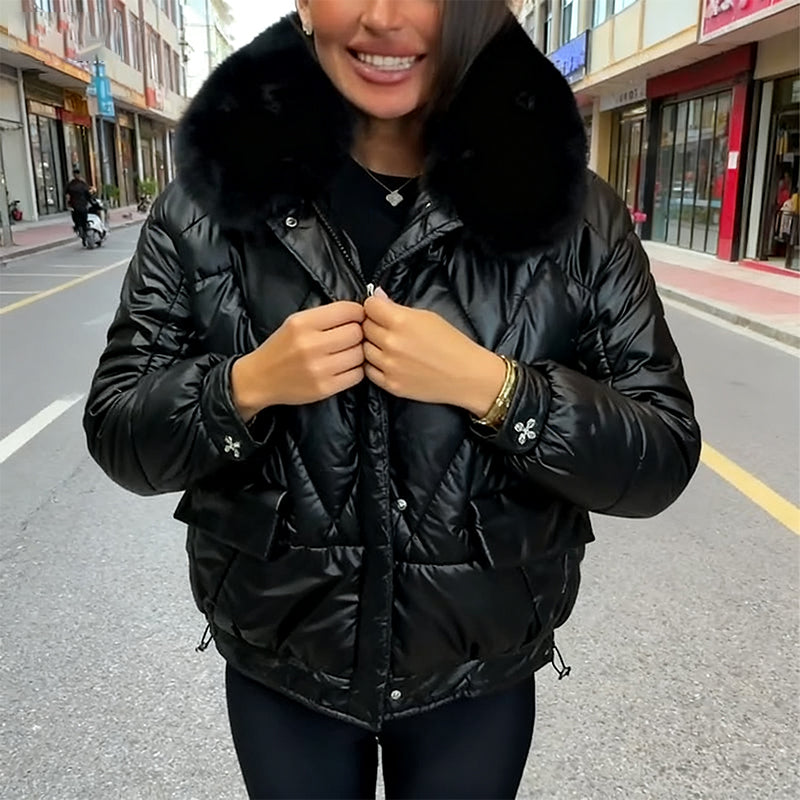 🔥 Winter Luxe Ultra-Warm Plush Collar Jacket — Limited Time Offer