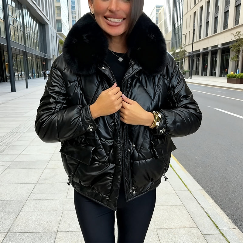 🔥 Winter Luxe Ultra-Warm Plush Collar Jacket — Limited Time Offer