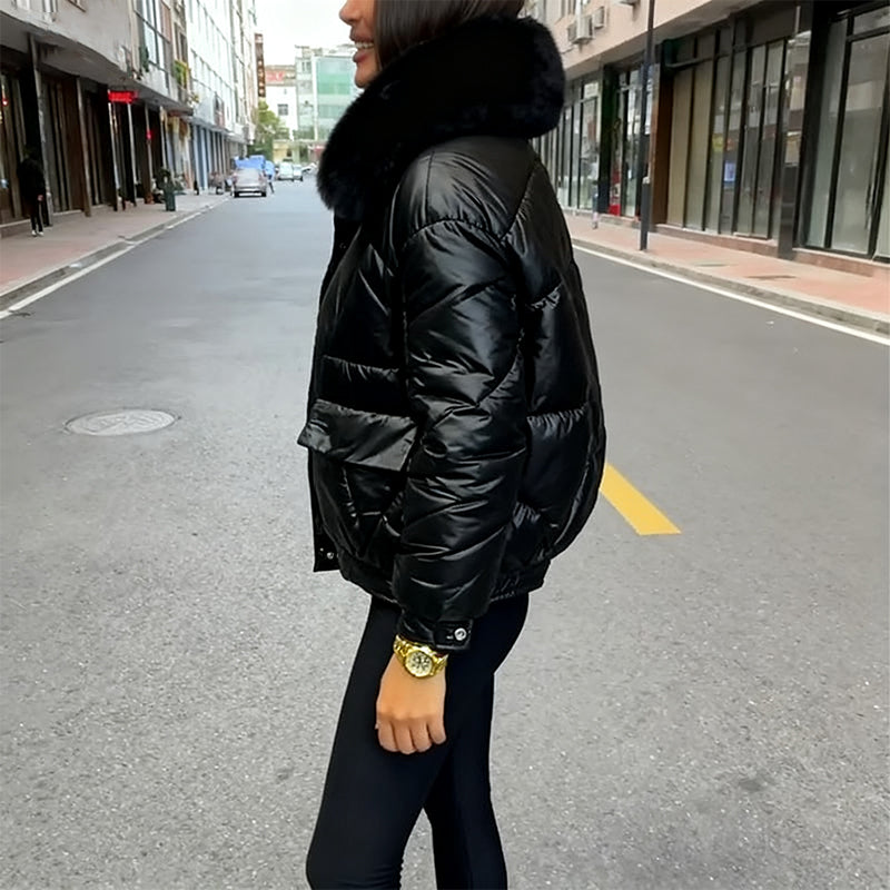 🔥 Winter Luxe Ultra-Warm Plush Collar Jacket — Limited Time Offer