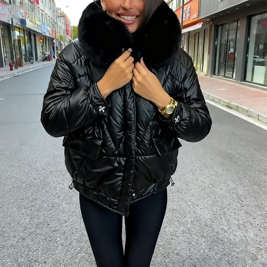 🔥 Winter Luxe Ultra-Warm Plush Collar Jacket — Limited Time Offer