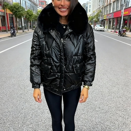 🔥 Winter Luxe Ultra-Warm Plush Collar Jacket — Limited Time Offer