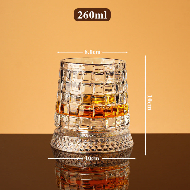 🎁Time-Sensitive Exclusive Deal! 🥃  360° Rotating Whiskey Glass – Aerate & Relieve Stress ✨