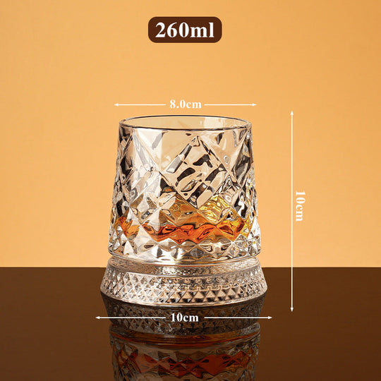 🎁Time-Sensitive Exclusive Deal! 🥃  360° Rotating Whiskey Glass – Aerate & Relieve Stress ✨