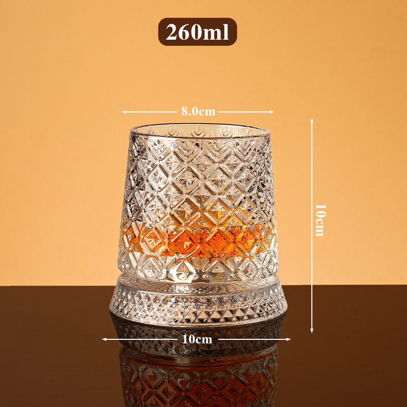 🎁Time-Sensitive Exclusive Deal! 🥃  360° Rotating Whiskey Glass – Aerate & Relieve Stress ✨