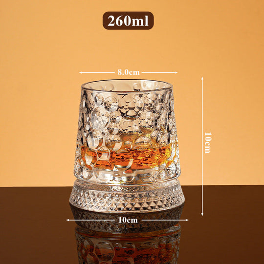 🎁Time-Sensitive Exclusive Deal! 🥃  360° Rotating Whiskey Glass – Aerate & Relieve Stress ✨