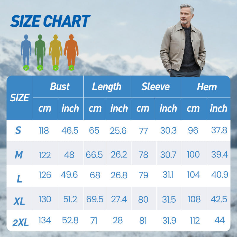 Men's Classic Old Money Aristocratic Leather Jacket