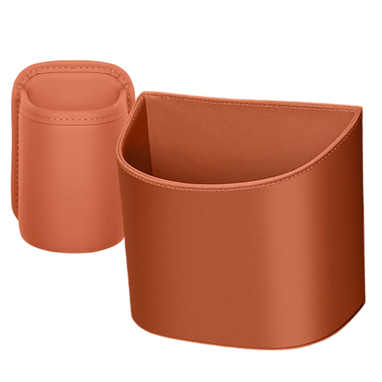 🥳2026 HOT SALE🥳💞50K+ SOLD!🚗🧺 30% OFF! Leather Car Door Cup Holder – Wide‑mouth opening, easy reach for drinks & phone. Clip‑on secure fit. PU leather, tough & stylish. 🛡️✨