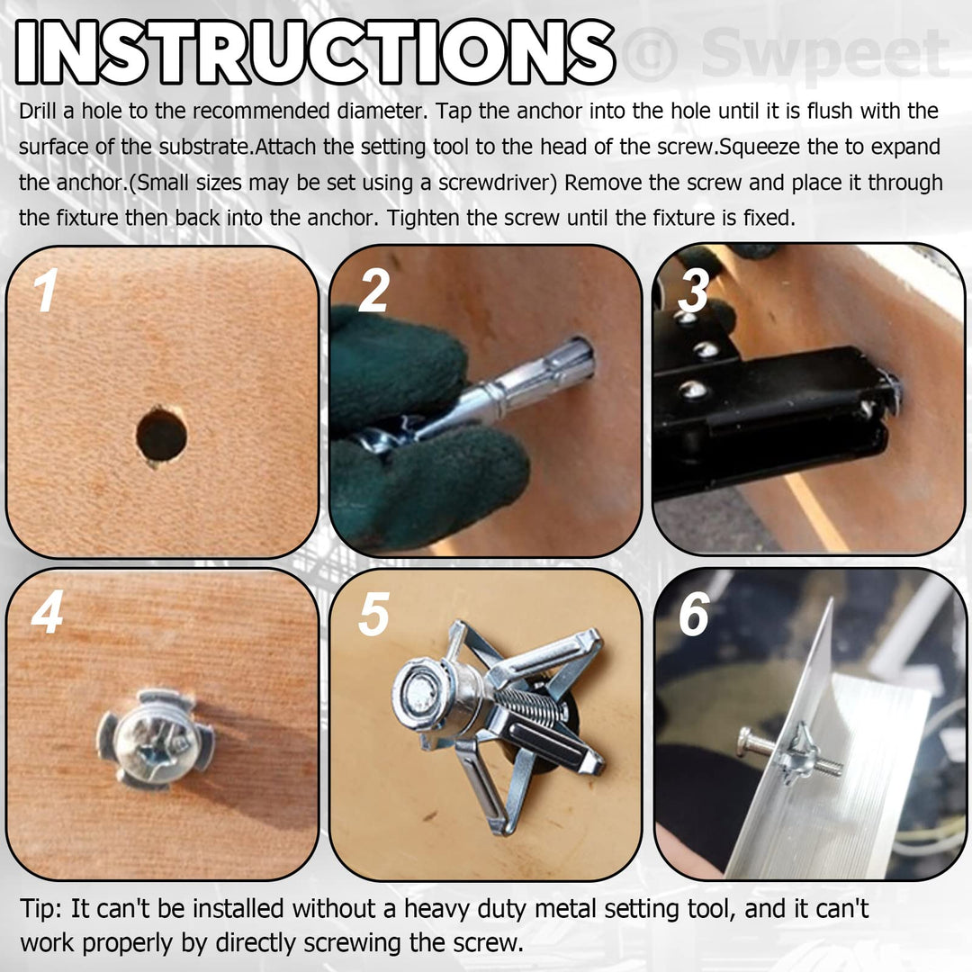 🔧 30% OFF! ⚙️ Expansion Screw Petal Nut – Strong hold & easy install 🏠