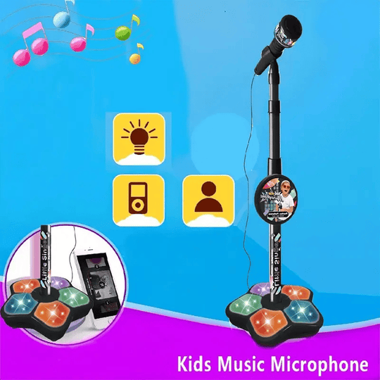 🎤✨Microphone Toy, Karaoke Machine Toy with Light