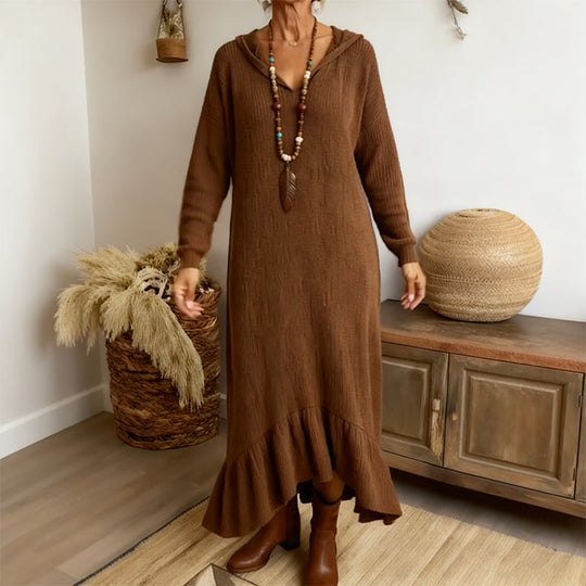 🔥New arrivals offer-Women’s Casual Hooded Knit Dress