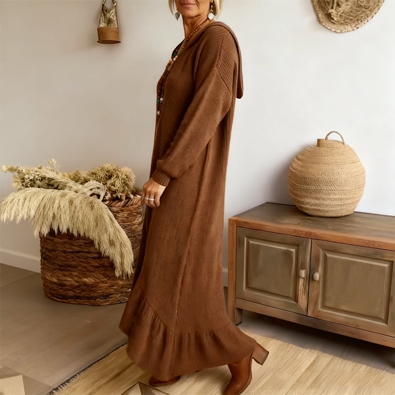 🔥New arrivals offer-Women’s Casual Hooded Knit Dress