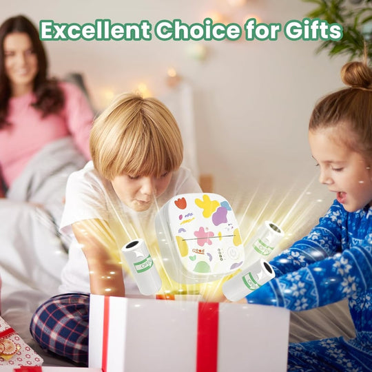 🎁 Christmas Sale 49% OFF !! 🖨️ Mini Portable Sticker Printer✨ Portable Bluetooth Printer for DIY & Gifting🔖