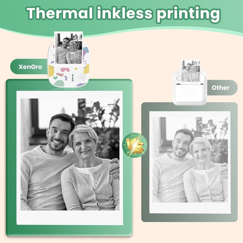 🎁 Christmas Sale 49% OFF !! 🖨️ Mini Portable Sticker Printer✨ Portable Bluetooth Printer for DIY & Gifting🔖