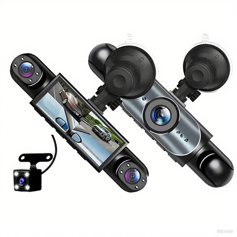 📹24-Hour Parking Guard Dash Cam with Night Vision – 360° Coverage, 1080P HD & Loop Recording!