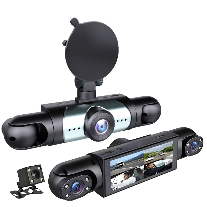 📹24-Hour Parking Guard Dash Cam with Night Vision – 360° Coverage, 1080P HD & Loop Recording!