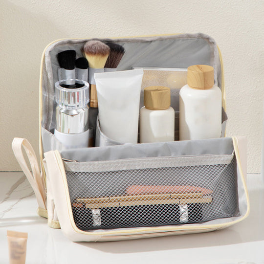 🔥Hot Sale🔥Stylish Handheld Partitioned Cosmetic Bag