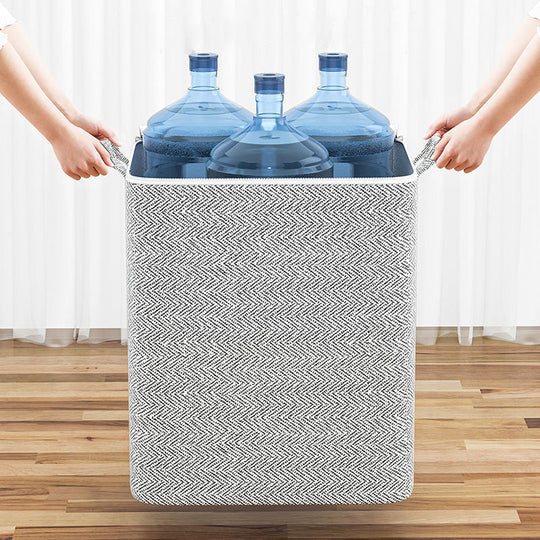 🔥Extra-Large Storage Organizer Box With Lid - Versatile For Clothes, Blankets & Bedding