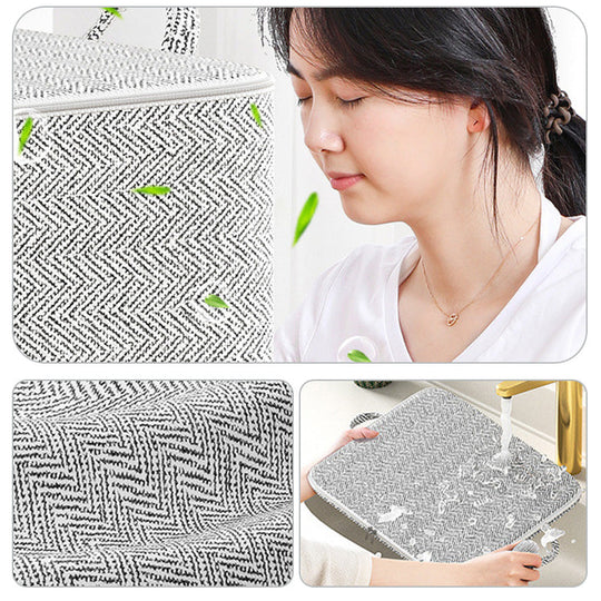 🔥Extra-Large Storage Organizer Box With Lid - Versatile For Clothes, Blankets & Bedding