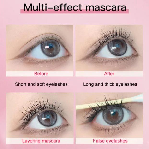 🔥🔥Pink Tube Little Sun Volumizing And Lengthening Mascara✨👁️