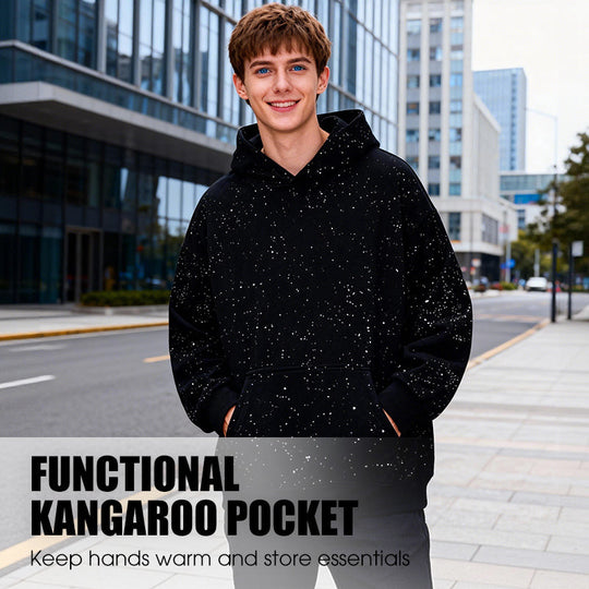 Comfortable Starry Sky Pullover Hoodie