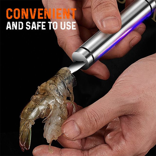 🚀🦐 BOGO！3-Second Shrimp Deveiner | Your Kitchen Efficiency Tool
