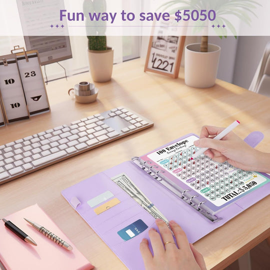 🔥LAST DAY SALE $9.99!!⚡50K+ SOLD!💝Savings Challenges Book with Envelopes💸