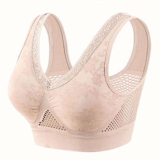 🏆Summer Hot Sale 50% OFF‼️✨Lace Wireless Bra That Provides Excellent Support🤍Soft Floral Lace Wire-Free Lift Bra Anti-Slip All-Day Comfort💐
