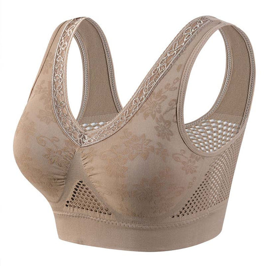 🏆Summer Hot Sale 50% OFF‼️✨Lace Wireless Bra That Provides Excellent Support🤍Soft Floral Lace Wire-Free Lift Bra Anti-Slip All-Day Comfort💐