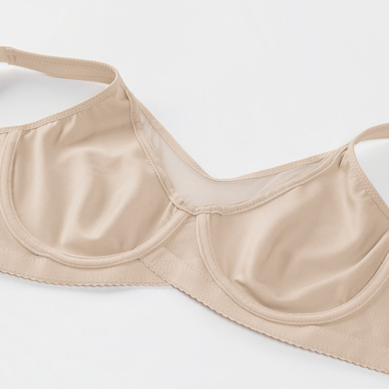 ⏳💐Hot Sale Only £7.99!!!🖤Women's Elegant Sheer Full Coverage Non-padded Plus Size Bra