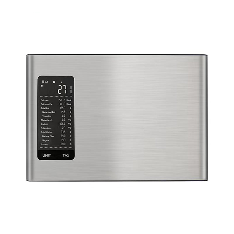 ⚖️📊 Digital kitchen scale – measures 19 nutritional values & calories via app, 5kg stainless steel 🥗✅ for healthy eating & weight loss