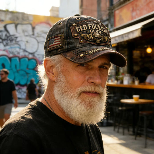 🔥Old Fuckers Club Vintage Embroidered Cap