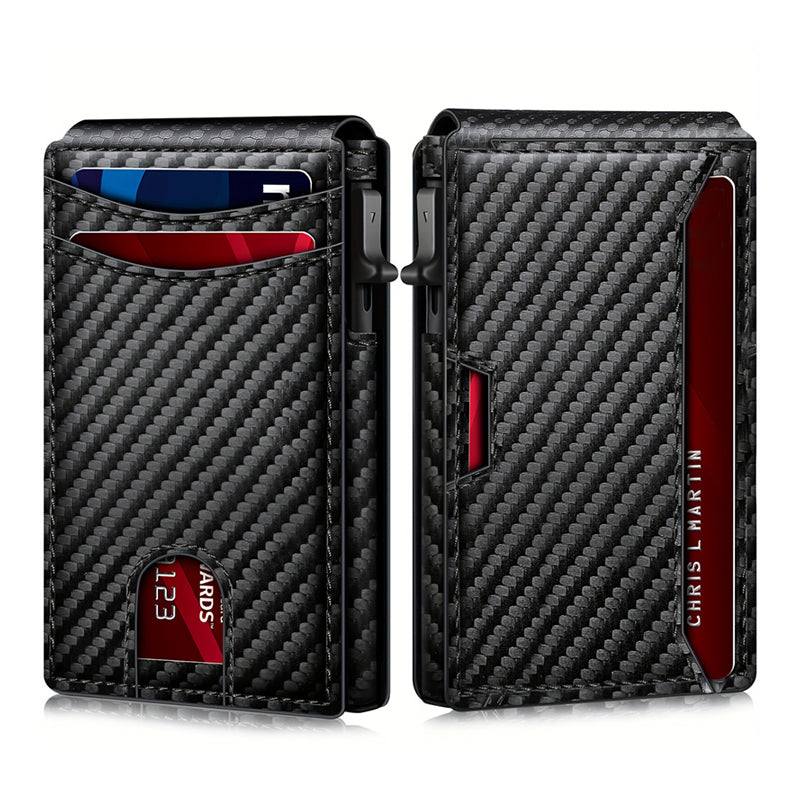 The Ultimate Smart Pop-Up Wallet: Slim, Secure, & RFID Protected