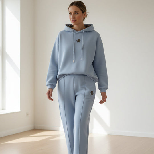 💕Limited Sale 50% OFF🐻Women's Casual Hoodie with Leopard Print Lining