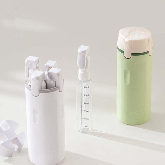 4-in-1 Refillable Travel Dispenser Bottles