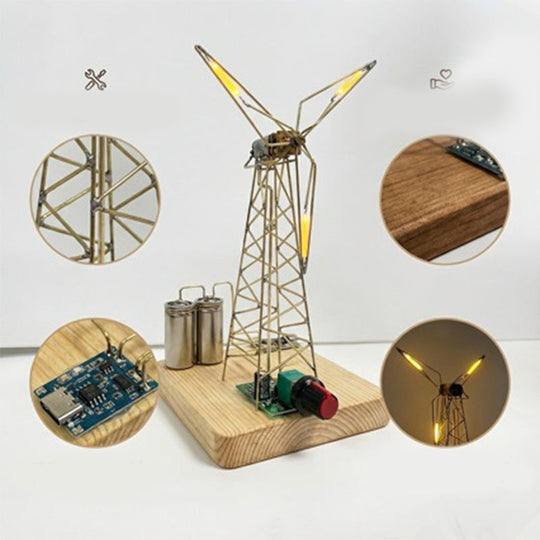 DIY Retro Windmill Night Light Kit