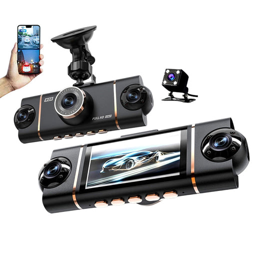 ⏳Time-Limited Special⏰4-Channel HD Dashcam with Front Interior Rear Recording